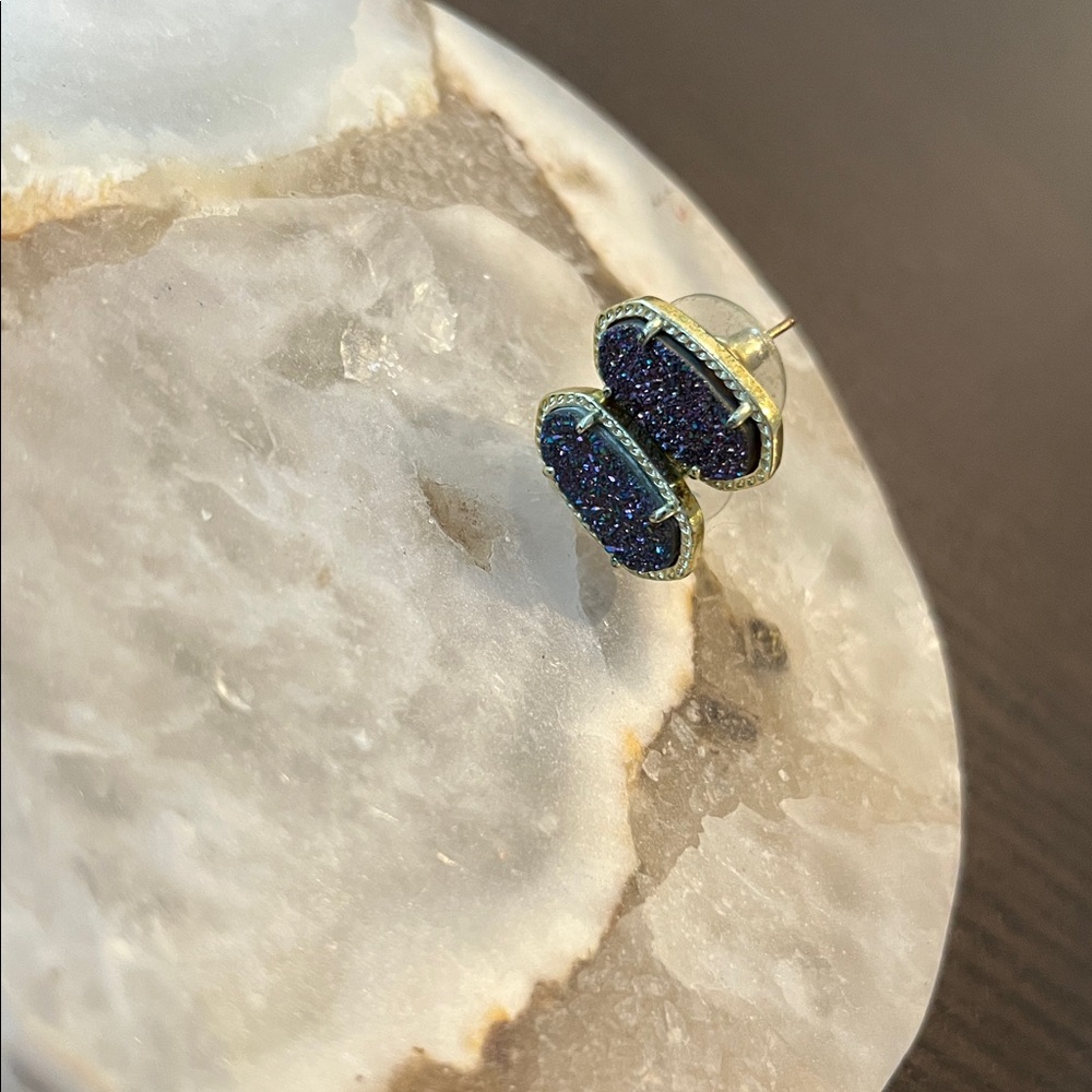 Kendra Scott Mulit-Colored Drusy Ellie Earrings